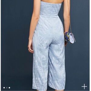 Anthropologie (aijek) Light Blue Strapless Jumpsuit